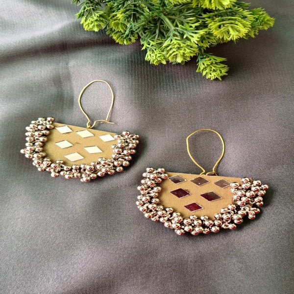 Swarn Champa Fabric Earring