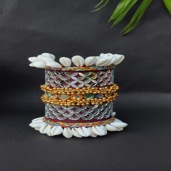Elegant Handmade Embroidered Wide Handcuff for Any Outfit