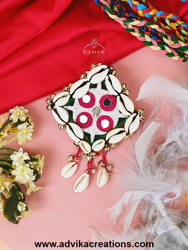 Navratri Sparkle Handmade Hair Clip