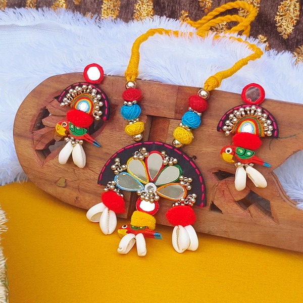 Designer boutique handmade mirror jewelry for festive special 