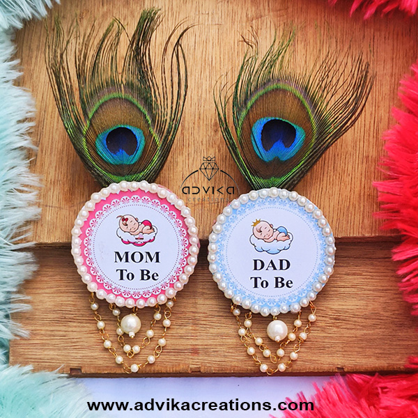 Mom to be - Dad to be godh bharaai brooch