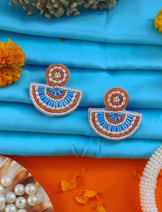 Beaded Diwali Earrings for women and Girls