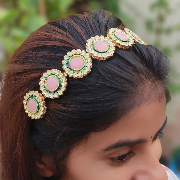 Elegant Kundan Hairband 
