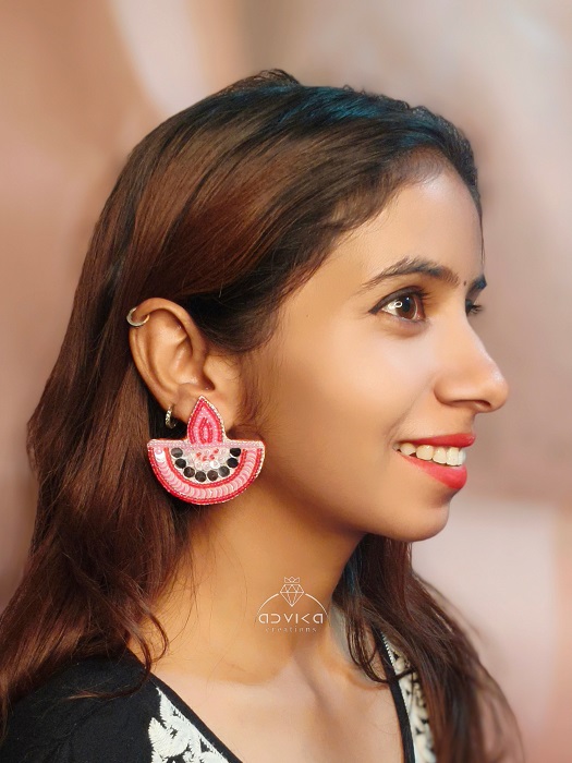 Festive beaded Earring for women and girls