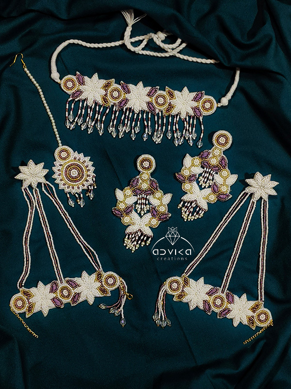 Royal Ethnic Beaded Jewellery Set