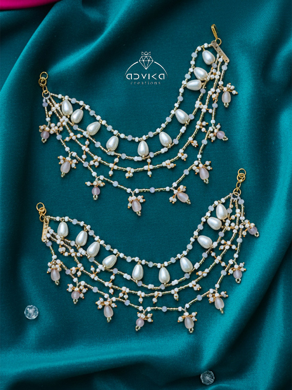 Pearl Multi-Layered Earchain