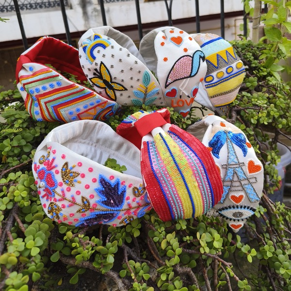 Extremely Unique Stunning and Elegant Handcrafted Headband from our Embellished Collection for Women and girls