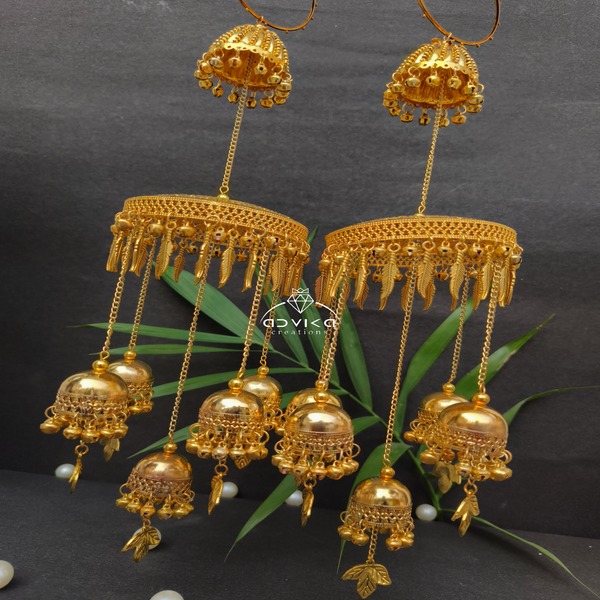 Traditional Women's Kalira Brass Gold Plated 