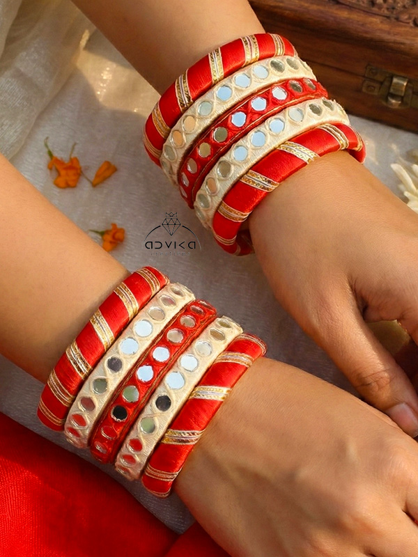 Geet silk thread bangles