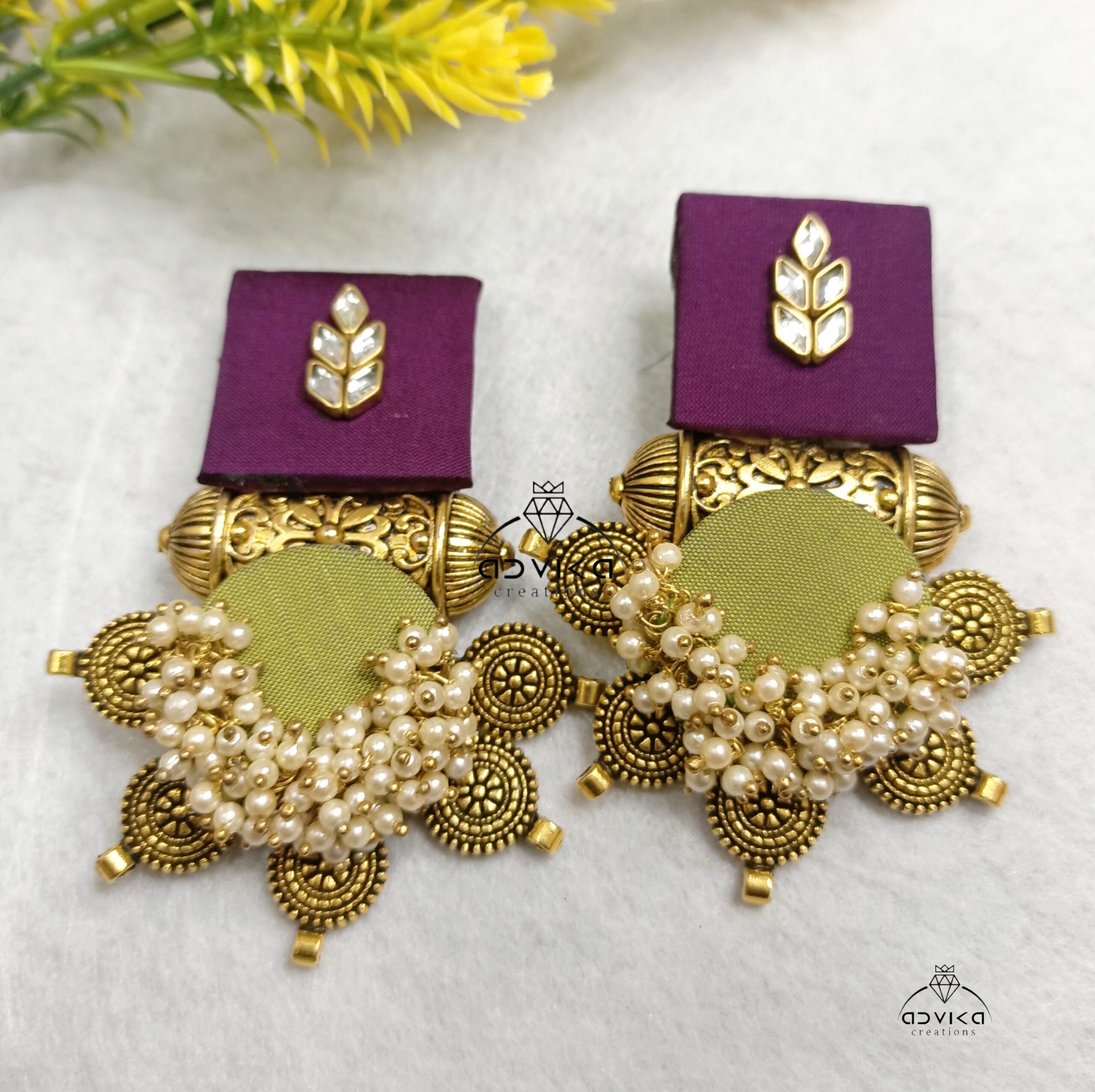 Devi Fabric Earring