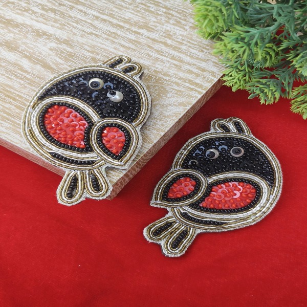 Attitude Bird Beaded Earring 