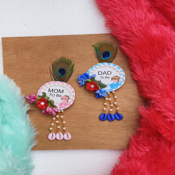 Mom to be & Dad to be customized Brouch/Brooch/Brooches Pin pack for Men & Women 